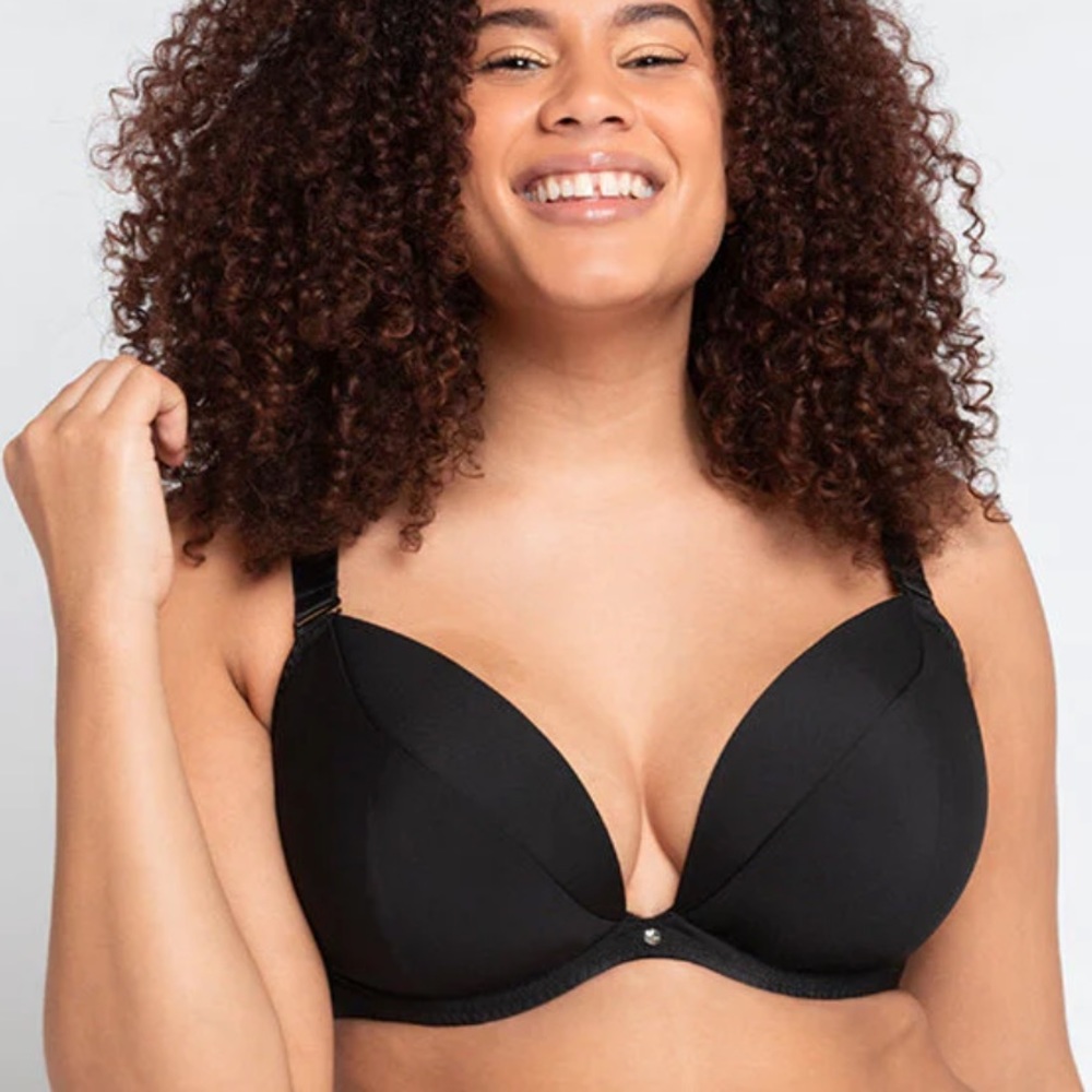 CURVY KATE
Superplunge Multiway Padded Plunge Bra Black and Nude